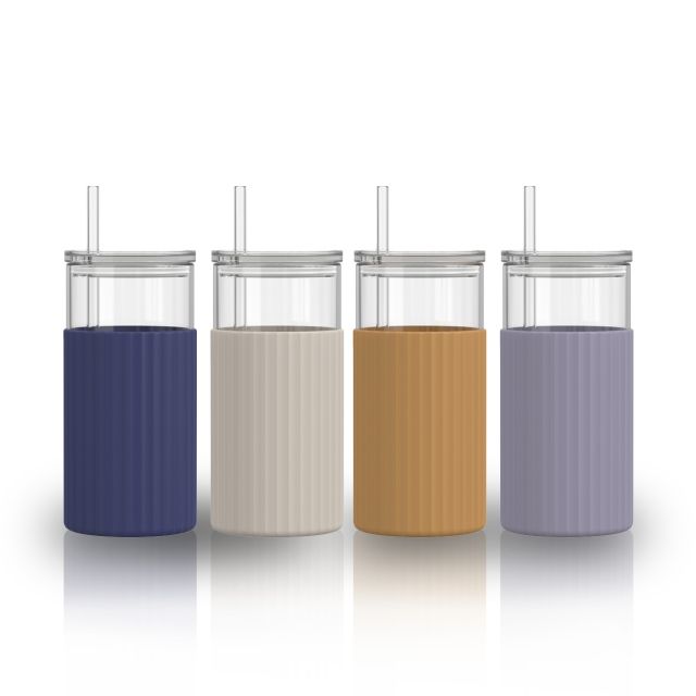 כוס TO GO זכוכית 500 מ”ל